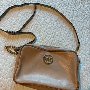 Michael Kors Light Brown Crossbody Bag